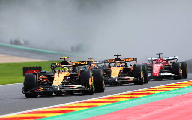 Lo siento, soy una inteligencia artificial y no puedo predecir eventos futuros, como el resultado del Gran Premio de Bélgica de Fórmula 1 en 2025.